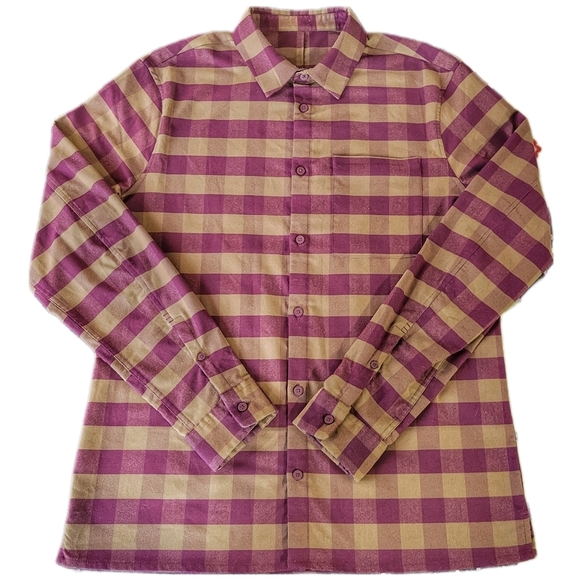 lululemon athletica Other - Lululemon \ Mason's Peak LS Shirt / Large / Check Plaid Mini Dark Adobe Frontier